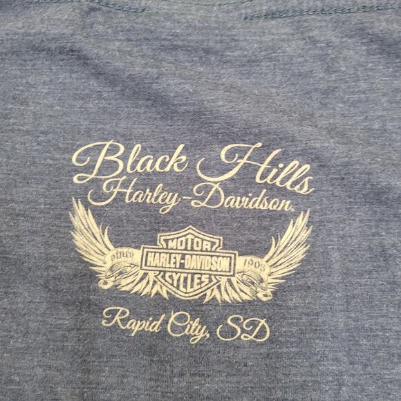 Harley Davidson Shirt Womens S 17x24 Rapid-City South-Dakota - Picture 15 of 15